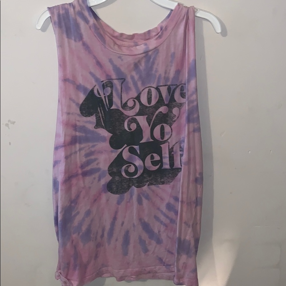 “Love yo self” tank top